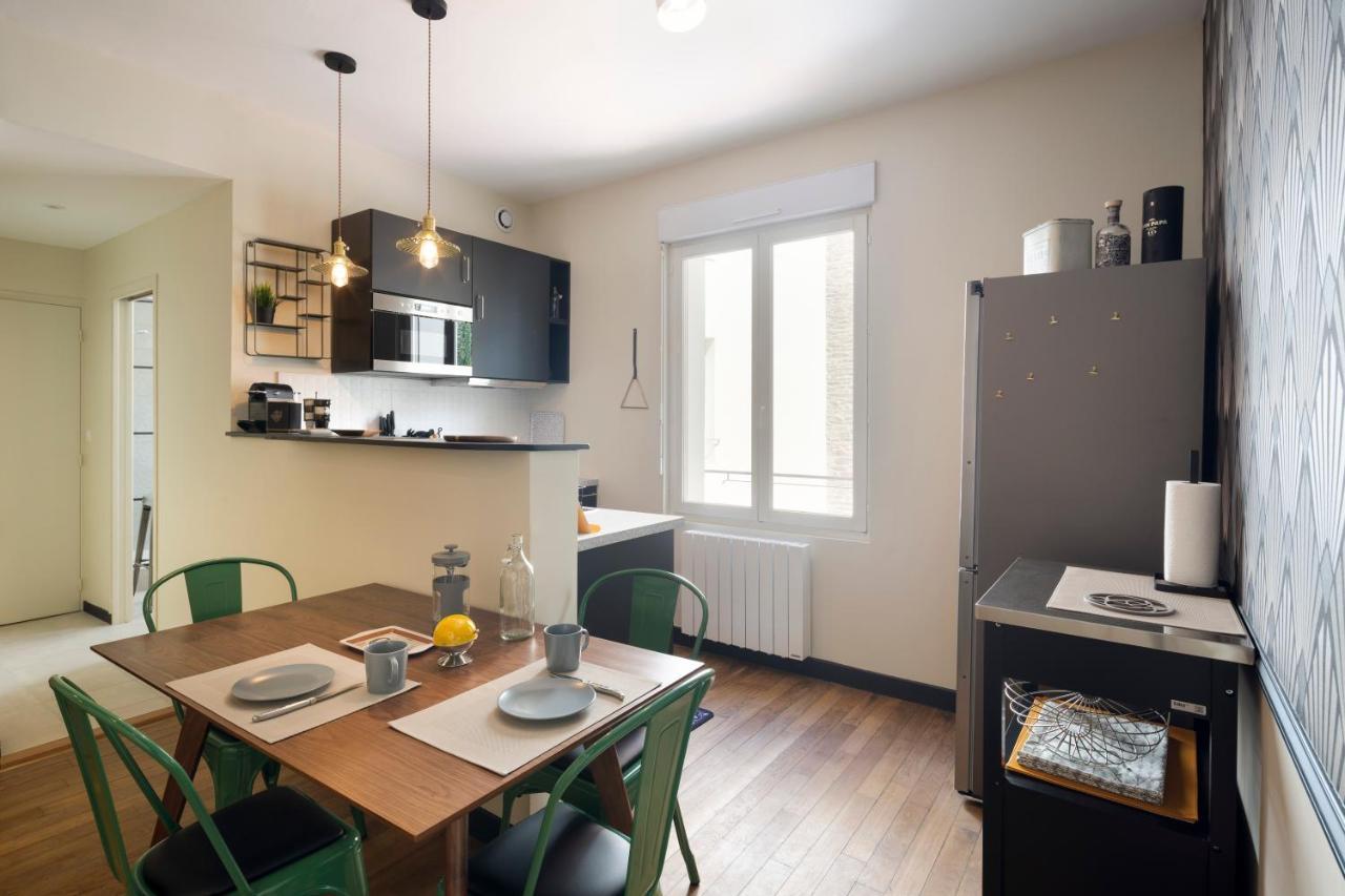 Ferienwohnung Le Brooklyn - Inspiration Us A Deux Pas Des Quais Rennes Exterior foto